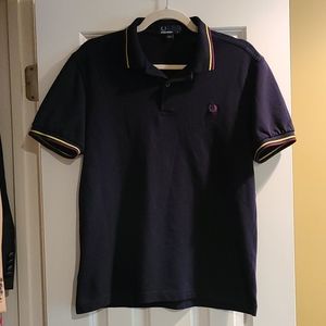 Fred Perry men's black polo